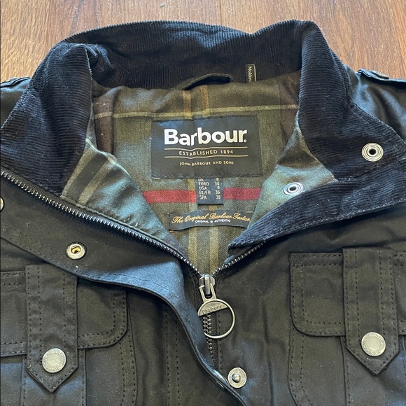 New Barbour Winter Defense Waxed Jacket - Picture 4 of 8